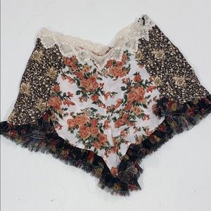 Free People floral shorts